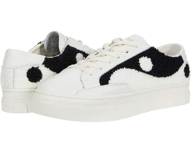 Кроссовки Soludos Yin Yang Platform Sneaker, черный/белый