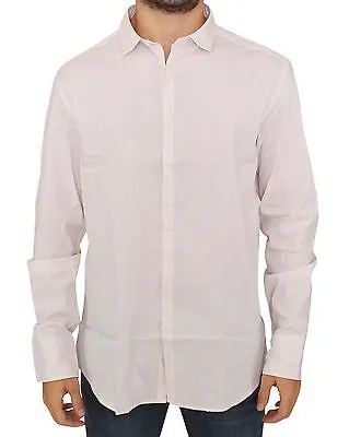 COSTUME NATIONAL CNC Белое хлопковое эластичное платье Официальная рубашка IT52 /XL Рекомендуемая розничная цена 320 долларов США