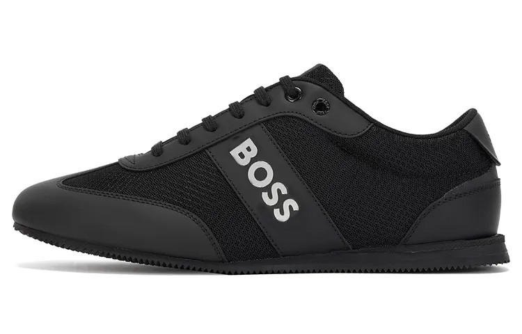 Кроссовки из искусственной кожи с логотипом BOSS Hugo Boss