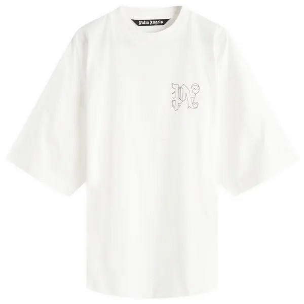 Футболка Palm Angels Monogram T-Shirt, белый