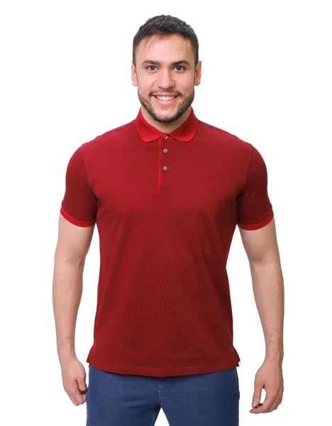 Футболка-поло мужская Gratude 523-03 красная 2XL