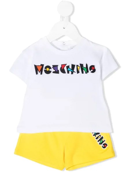 Moschino Kids комплект из футболки и шортов