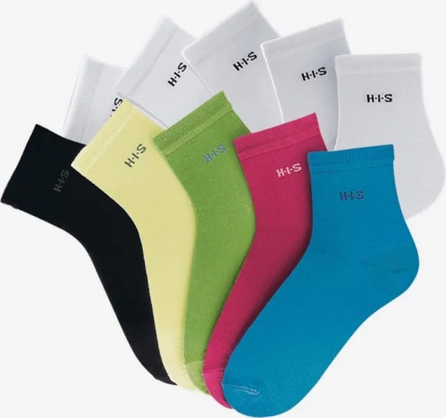 Носки до щиколотки H.I.S, разноцветный