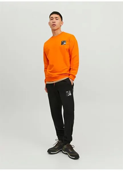Черные мужские спортивные штаны Slim Fit 12230407_JPSTWILL JJFILO SEAT PANT Jack & Jones, черный