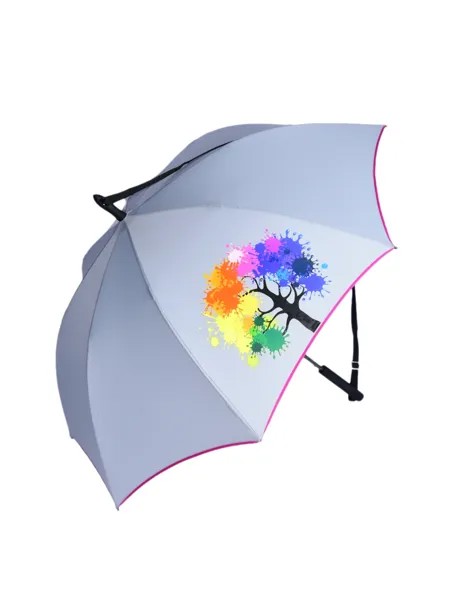 Зонт женский NEXX 31611 серо-голубой