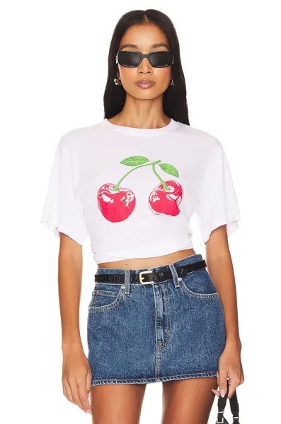 Футболка Lauren Moshi Rue Cherries, белый