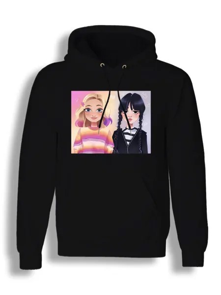 Худи унисекс СувенирShop Wednesday/Уэнсдэй/Венсдей 48 черное S