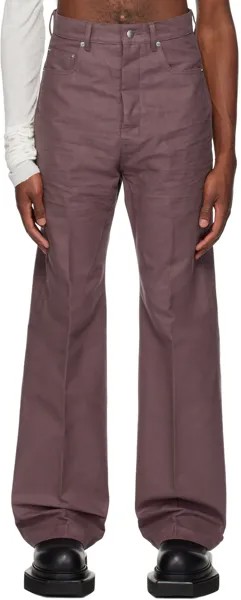 Rick Owens Фиолетовые брюки в стиле гетов