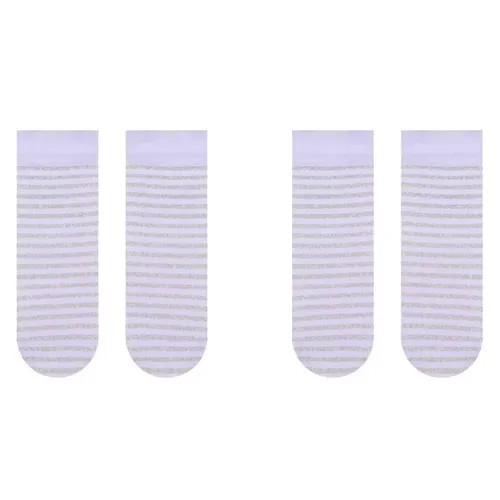 Носки Conte elegant, 2 уп., размер 23-25, фиолетовый