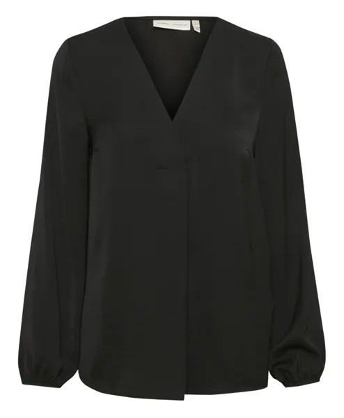 Блузки и рубашки стандартного кроя с длинными рукавами Inwear, черный