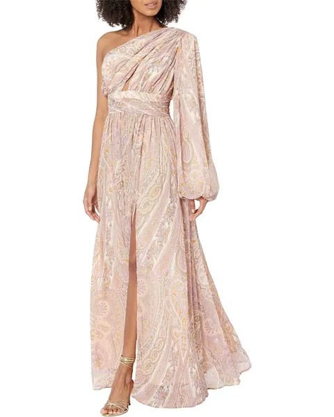 Платье line and dot Gianni Maxi, розовый