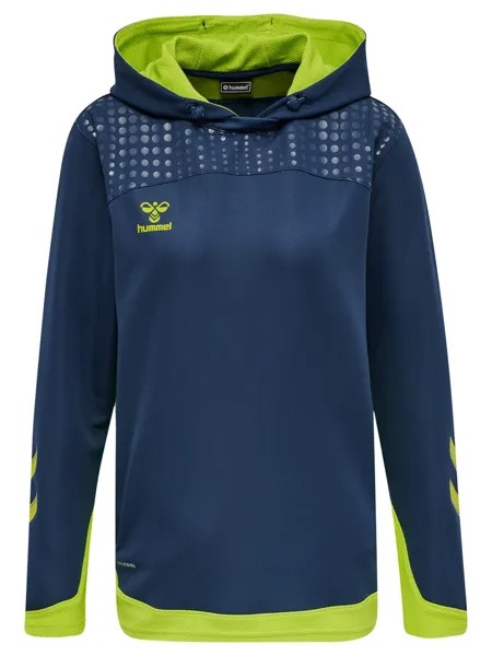 Толстовка Hummel Poly Hoodie Hmllead Women Poly Hoodie, цвет DARK DENIM