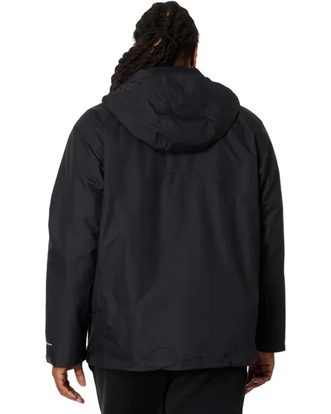 Куртка Columbia Big & Tall Bugaboo II Fleece Interchange Jacket, цвет Black/Charcoal Heather