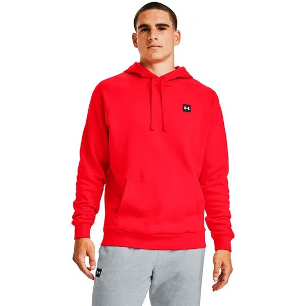 Худи Under Armour Rival Fleece, красный