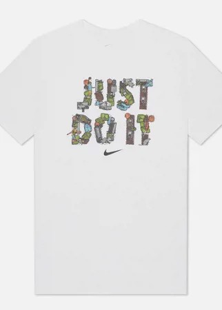 Мужская футболка Nike Just Do It Basketball, цвет белый, размер S