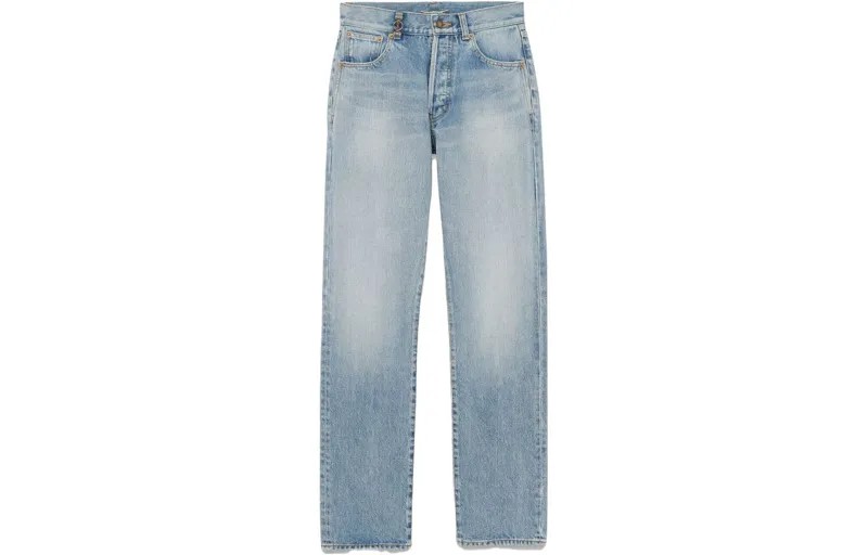 SAINT LAURENT Женские джинсы, цвет Blue