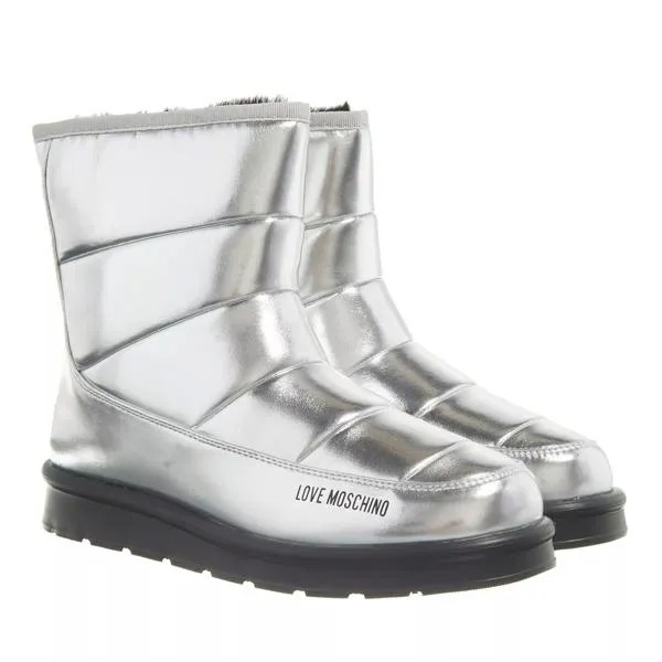 Ботинки st.ttod.winter30 soft pu lam. Love Moschino, серебряный