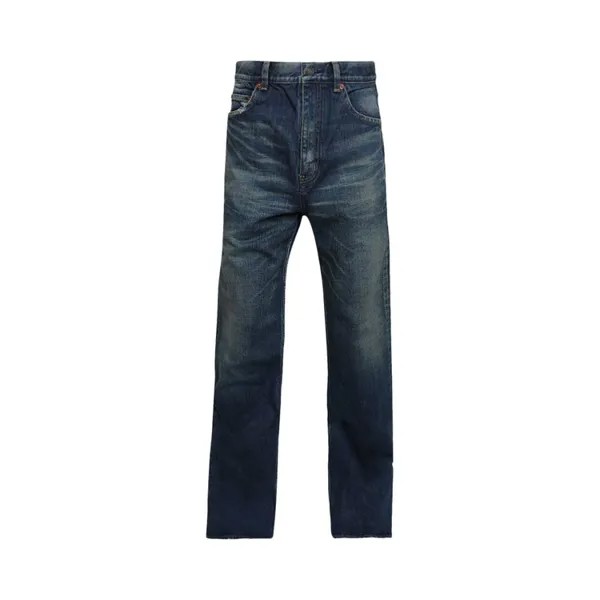 Брюки Saint Laurent Denim 'Blue', синий