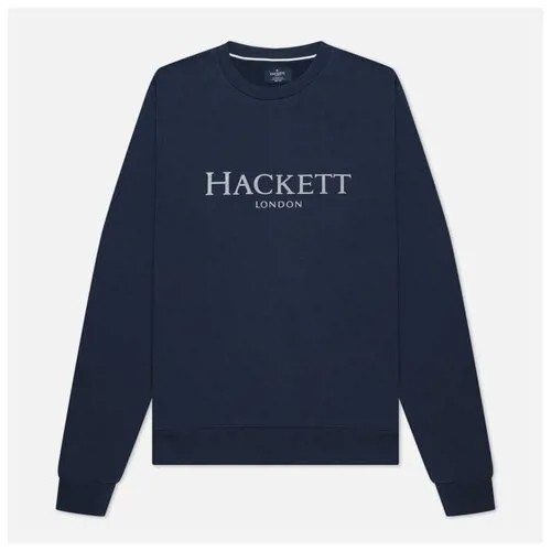 Мужская толстовка Hackett London Logo Crew Neck синий , Размер L