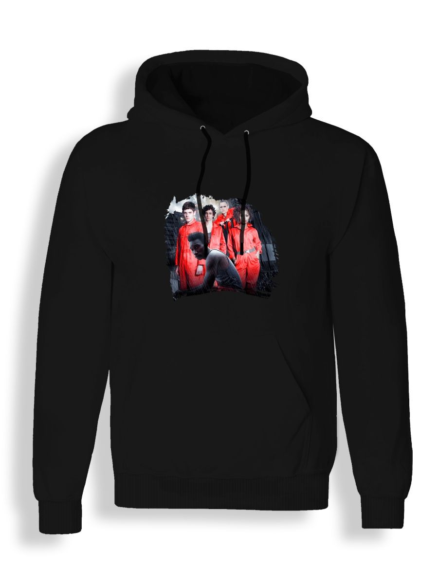 Худи унисекс СувенирShop Отбросы/Misfits/Сериал 7 черное 2XL