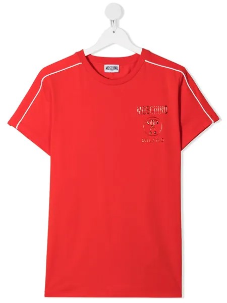 Moschino Kids футболка с логотипом