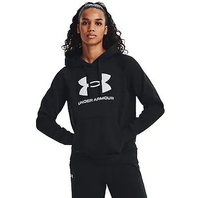 Женские худи и свитшоты Under Armour Rival Fleece Hoodie с большим логотипом