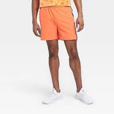 Мужские шорты для бега 6 дюймов — All in Motion Orange XL