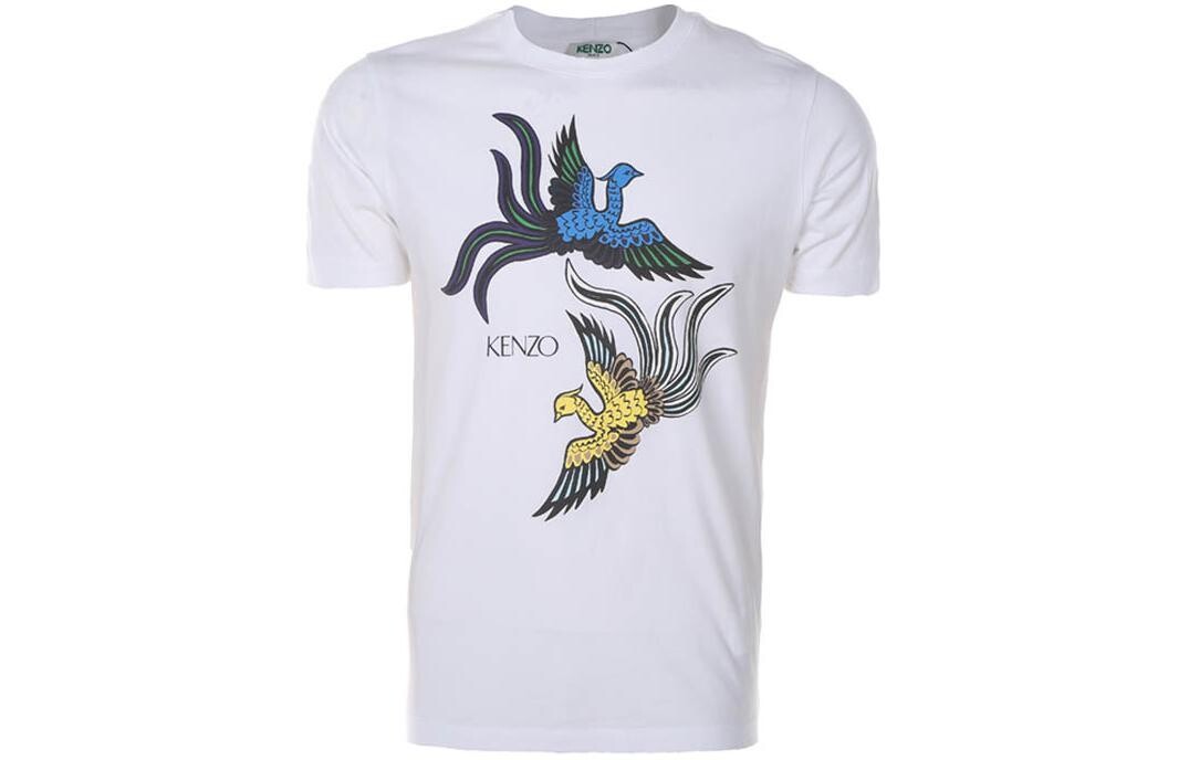 Футболка мужская белая Kenzo, белый