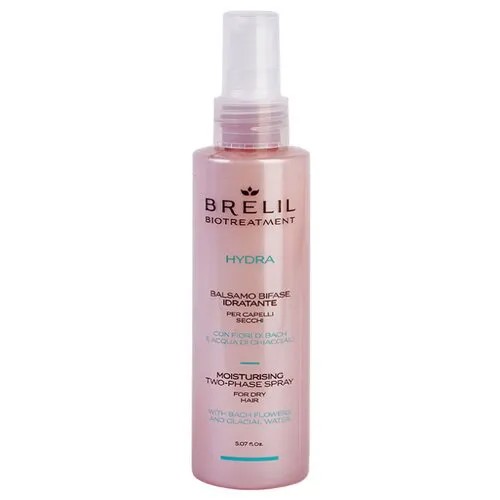 Brelil Professional несмываемый кондиционер-спрей BioTreatment Hydra Two-Phase Moisturising увлажняющий для сухих волос, 150 мл