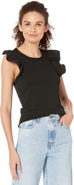 Топ Joe's Jeans Melinda Flutter Sleeve Tank, цвет Obsidian