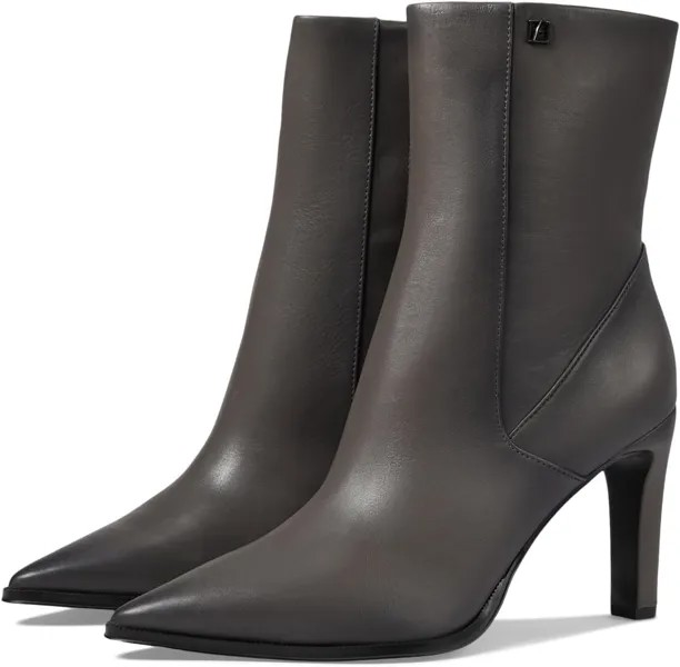Туфли Franco Sarto Appia Pointed Toe Dress Bootie, цвет Graphite Grey Leather