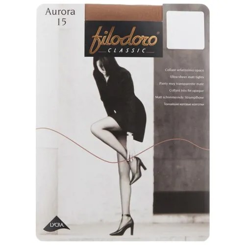 Колготки Filodoro Classic Aurora 15 den, размер 5-XL, cognac (коричневый)