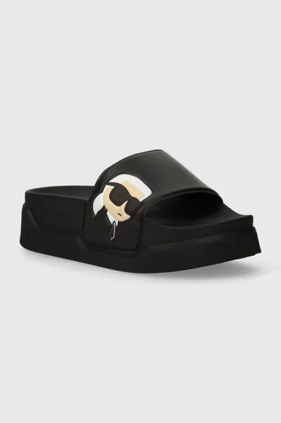 Шлепанцы КОНДОМИНИУМ Karl Lagerfeld, черный