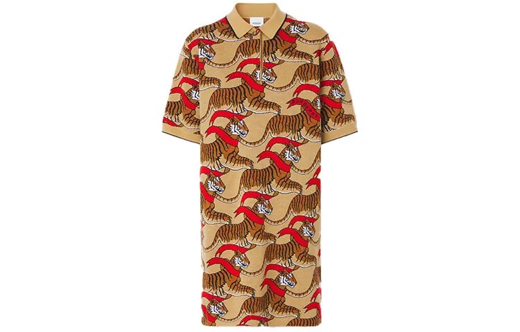 Burberry Женские шорты-платье с рукавами, цвет Brown