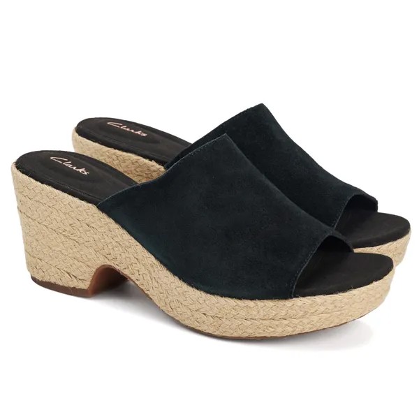 Женские сабо Clarks(Maritsa Mule 26148347), черные