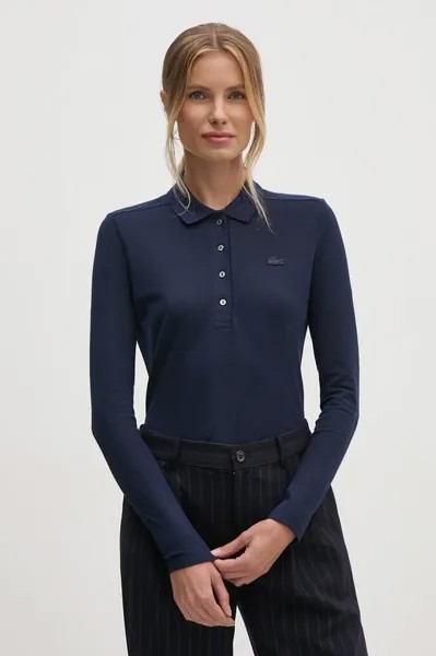 Лонгслив Lacoste, темно-синий