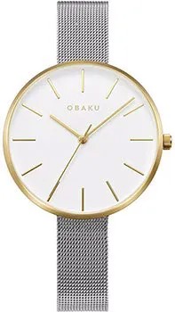 Fashion наручные  женские часы Obaku V211LXGIMC. Коллекция Mesh