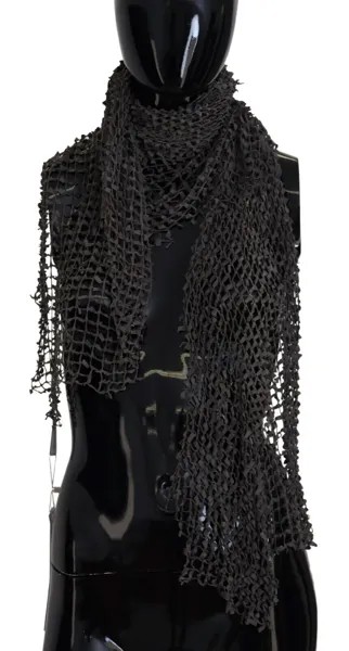 CUTULI CULT Шарф Серый однотонный шарф на шею, теплая шаль, женские аксессуары, рекомендованная цена 240 долларов США