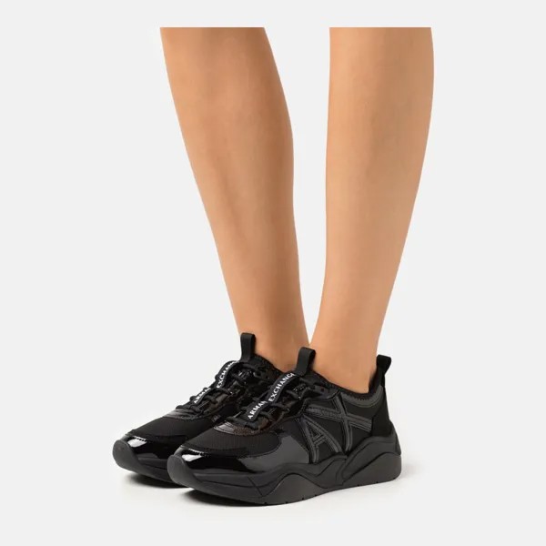 Кроссовки Armani Exchange Lace Up, black