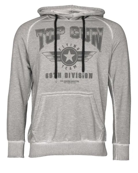 Толстовка TOP GUN Hoodie TG20212102, цвет light grey