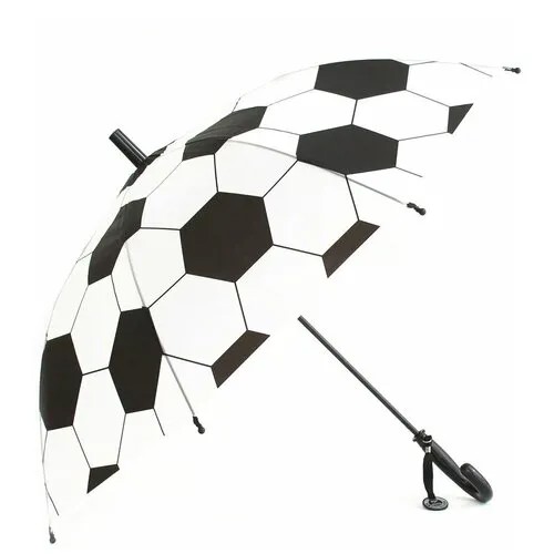 Зонт-трость Real STar Umbrella, полуавтомат, красный, белый