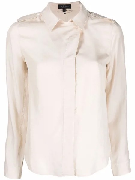 Rag & Bone шелковая рубашка Field