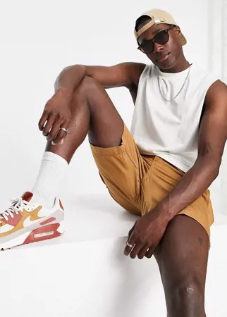 Кремовая майка свободного кроя ASOS DESIGN-Светло-бежевый цвет