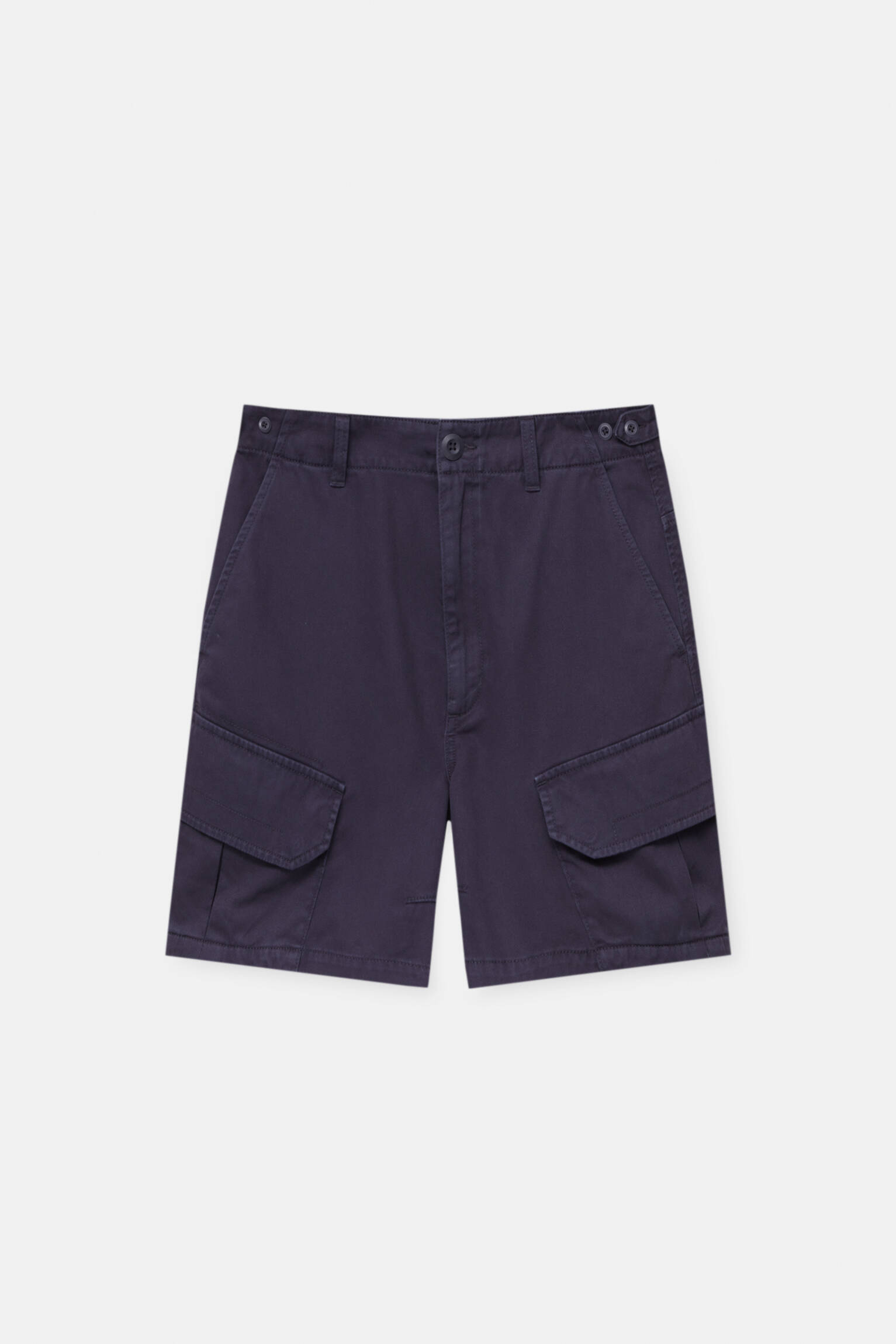 Шорты женские Pull&Bear PUL570750120 синие 42 EU. Доставка из-за рубежа.