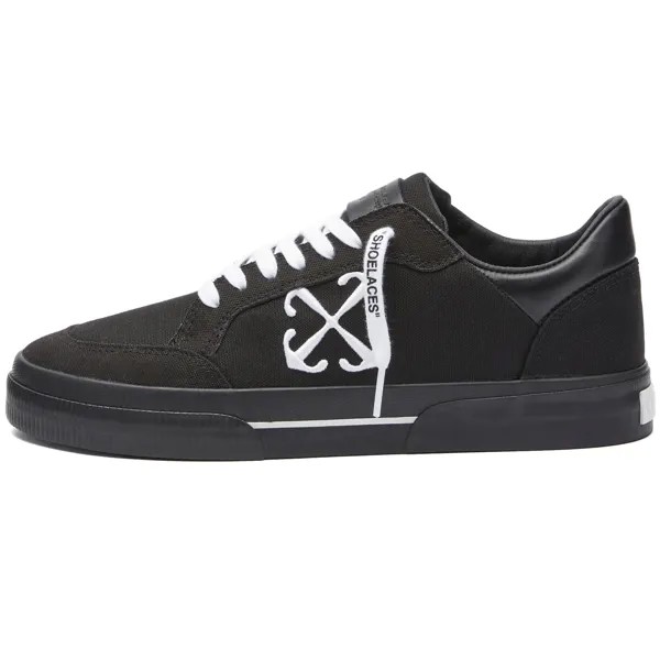 Кроссовки Off-White New Low Vulcanized Canvas, черный