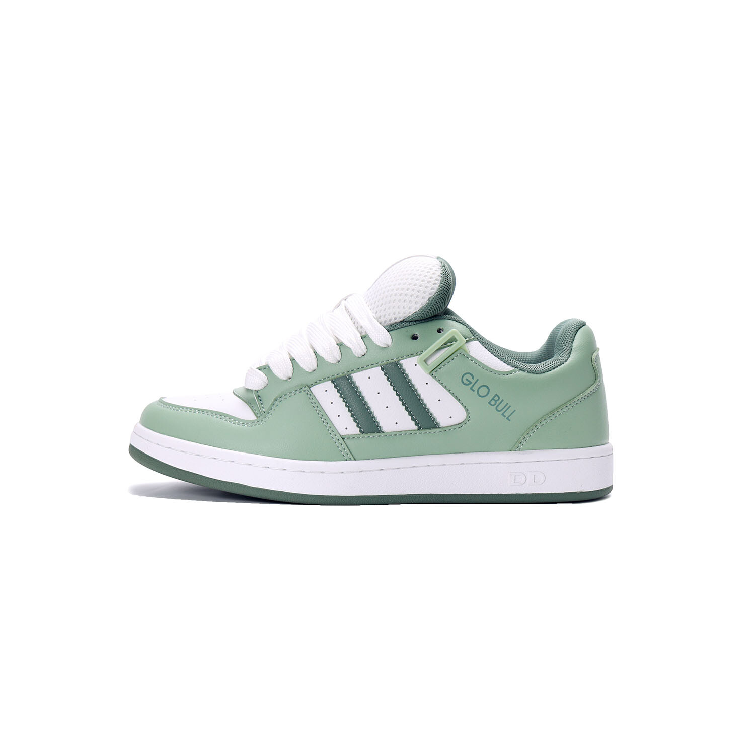Кроссовки GLO BULL Skateboarding Shoes Unisex Low-top White, зеленый