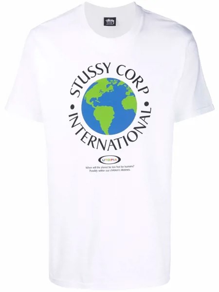 Stussy футболка Utopia с круглым вырезом