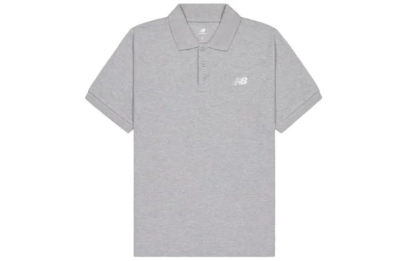 Рубашка поло мужская серая New Balance, серый