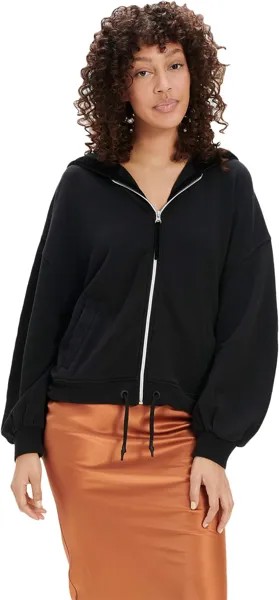 Худи UGG Abbi Half Moon Sleeve Hoodie, черный