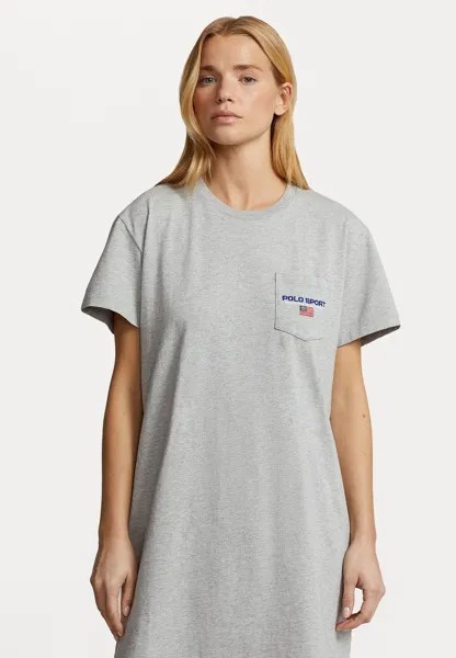 Платье из джерси Polo Sport Ralph Lauren, серый